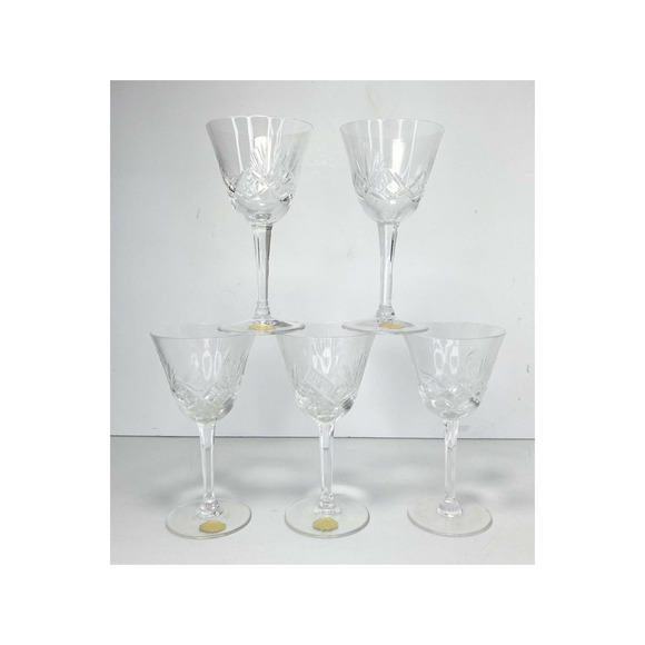 Tritschler Winterhal STRAUB, Set of 5 Cordial Glasses, 5.5” Etched - Picture 1 of 7